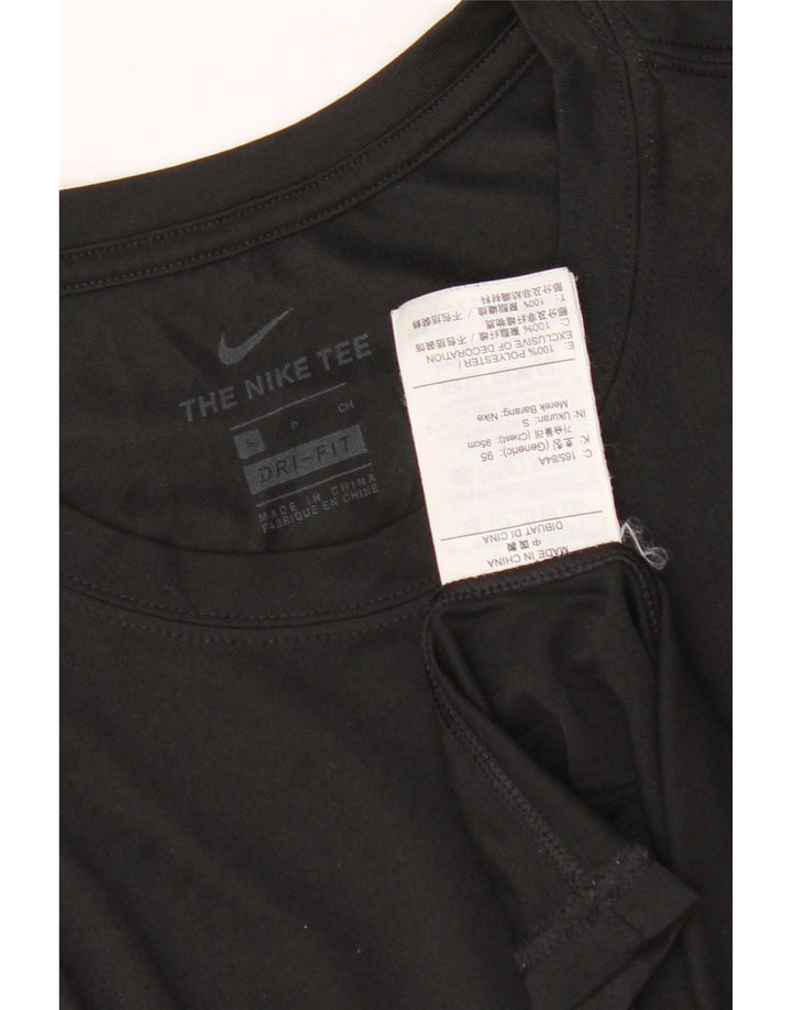 Tricou Nike Dri Fit pentru bărbați Top mic poliester negru