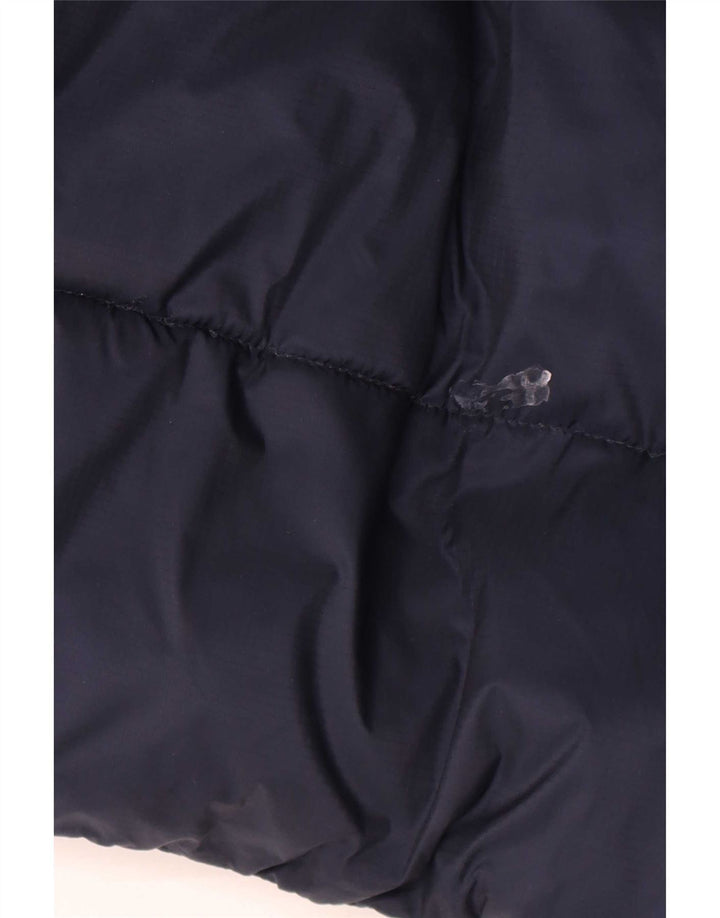 Superdry Veste matelassée pour hommes UK 36 Small Bleu Marine Colorblock Polyester