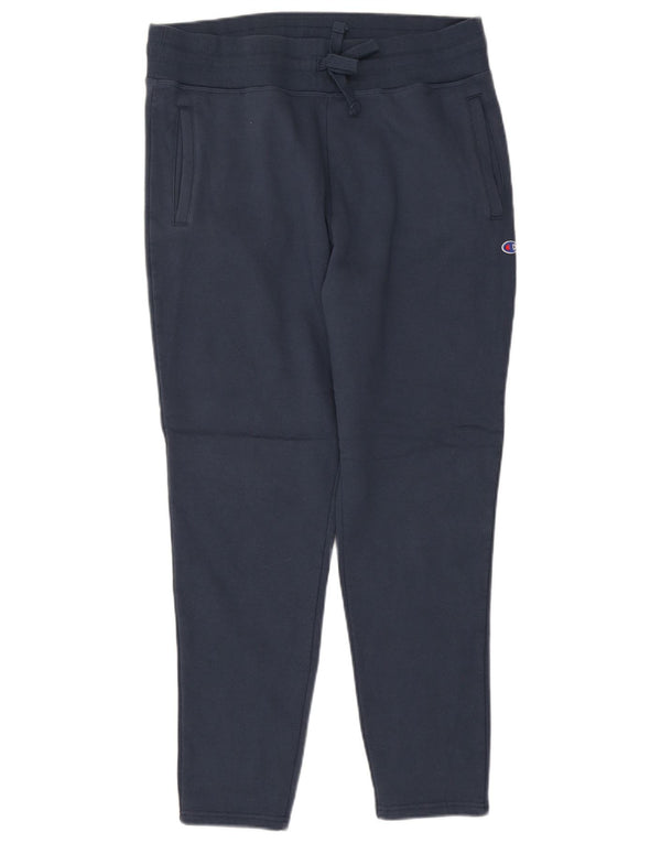 Champion Pantalon De Survêtement Homme Large Bleu Marine Coton