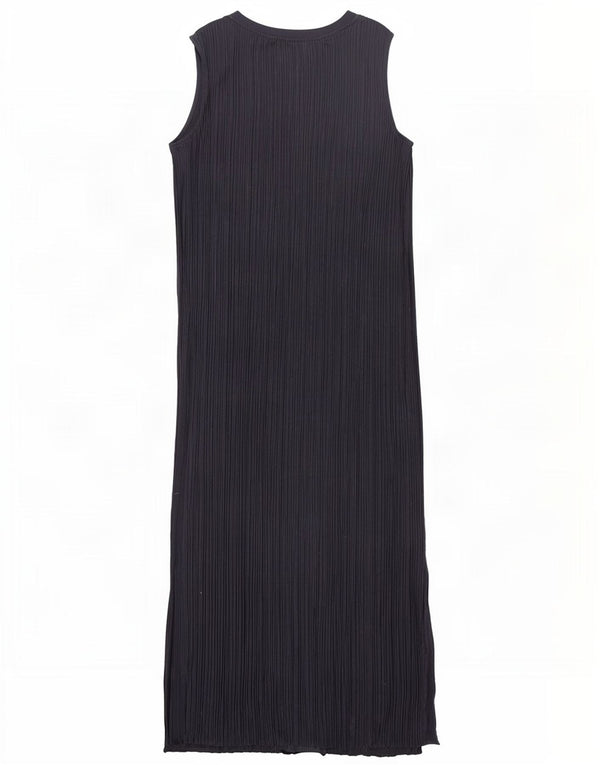 Abito lungo senza maniche da donna Marks & Spencer UK 12 medio blu navy