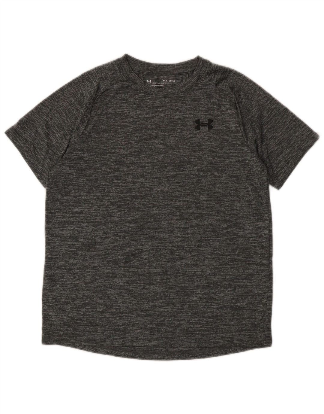 Maglietta da ragazzo Under Armour Top 11-12 anni Large in poliestere chiazzato grigio