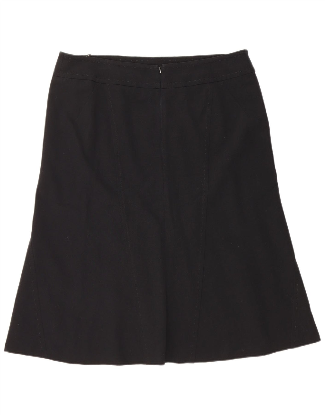 COAST Womens A-Line Skirt UK 16 Large W34  Black Polyester