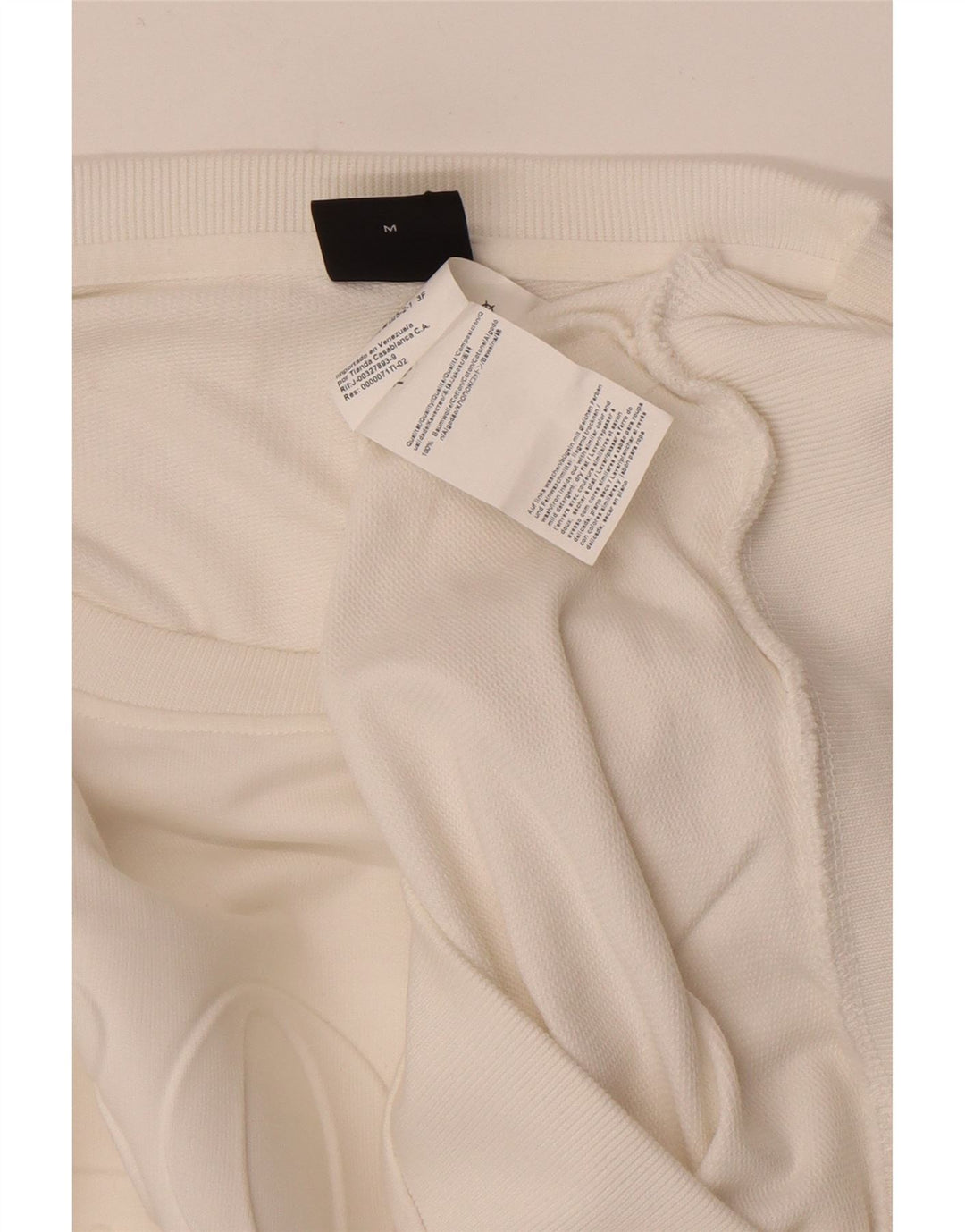 Hugo Boss Mens Graphic Sweatshirt Jumper Medium White Cotton