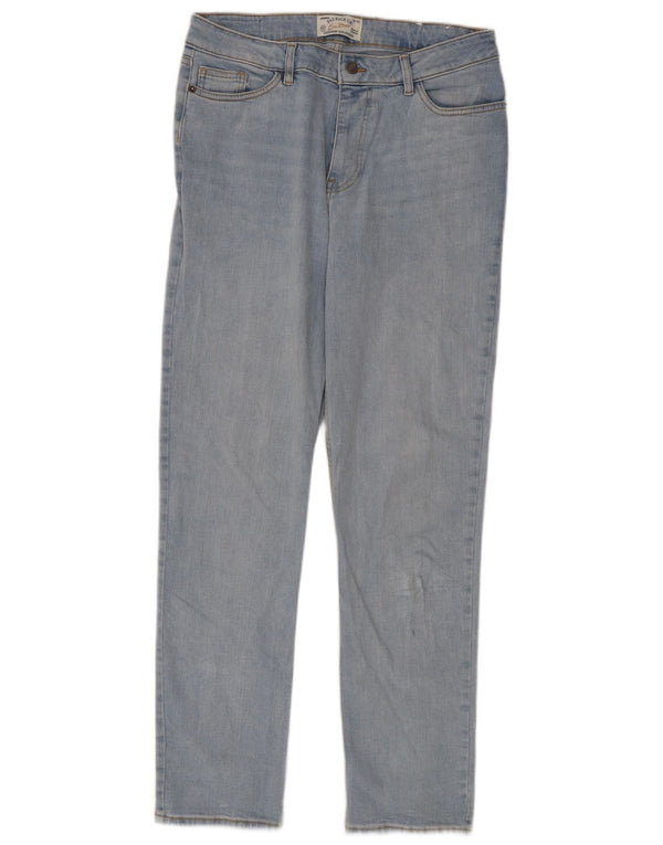 Fat Face Dame Chesham Girlfriend Slim Jeans UK 12 Medium W32 L29 Blå