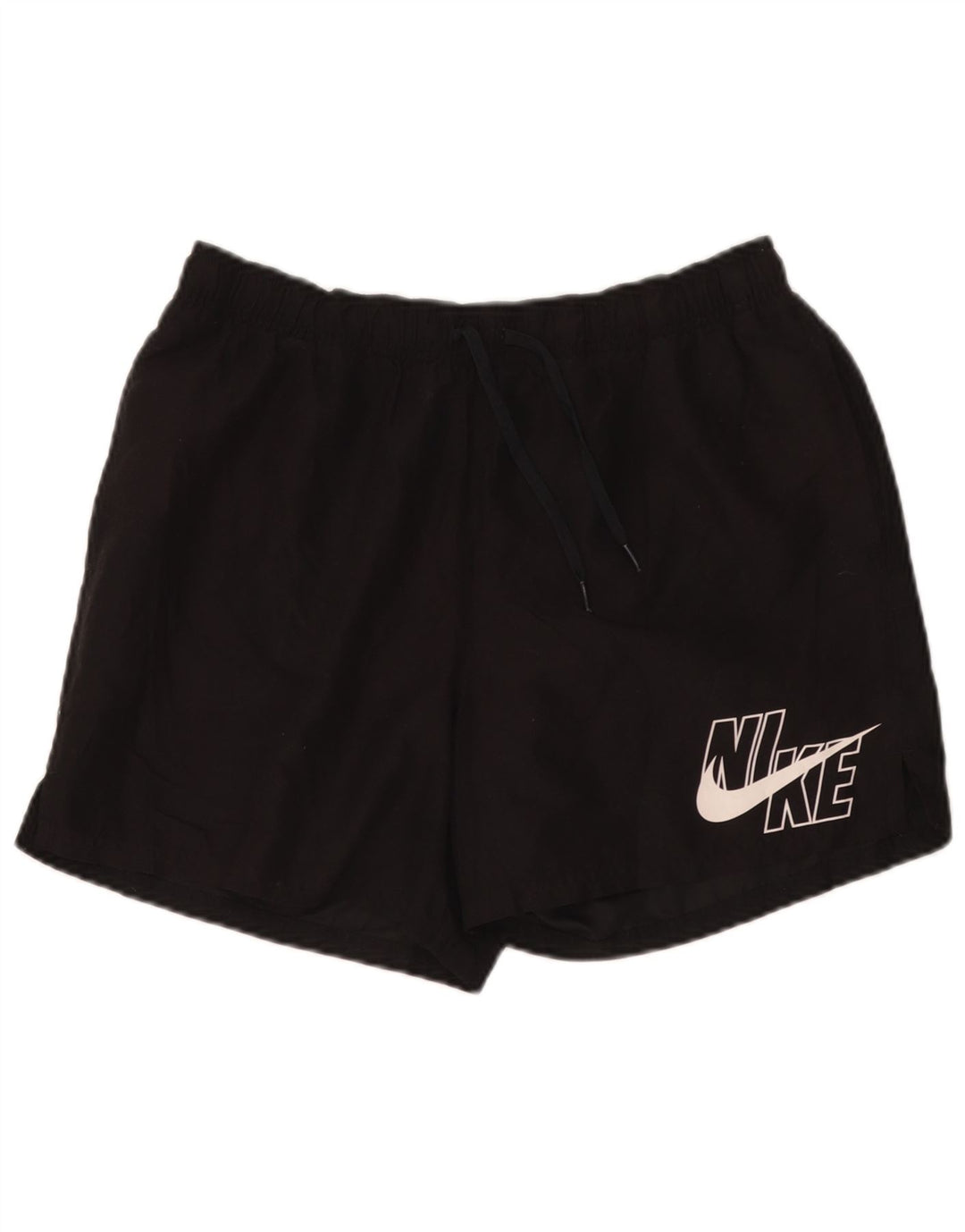 Nike Herre Dri Fit grafiske sportsshorts Large Sort