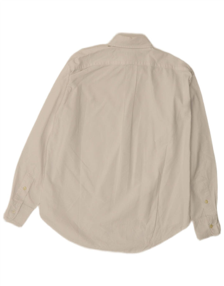 Camicia da uomo Ralph Lauren in cotone bianco medio