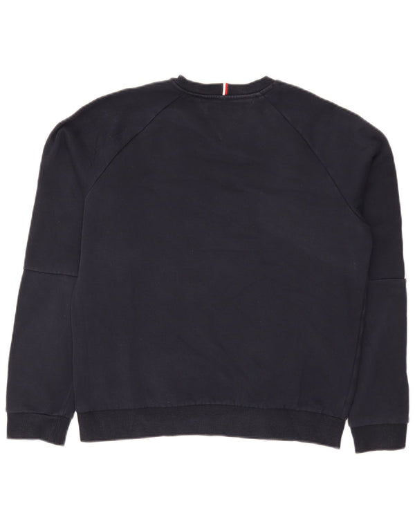 Tommy Hilfiger Boys Graphic Sweatshirt Jumper 13-14 Years Navy Blue Cotton