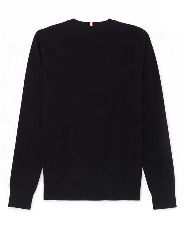 Maglione maglione girocollo da donna Tommy Hilfiger UK 18 XL cotone blu navy