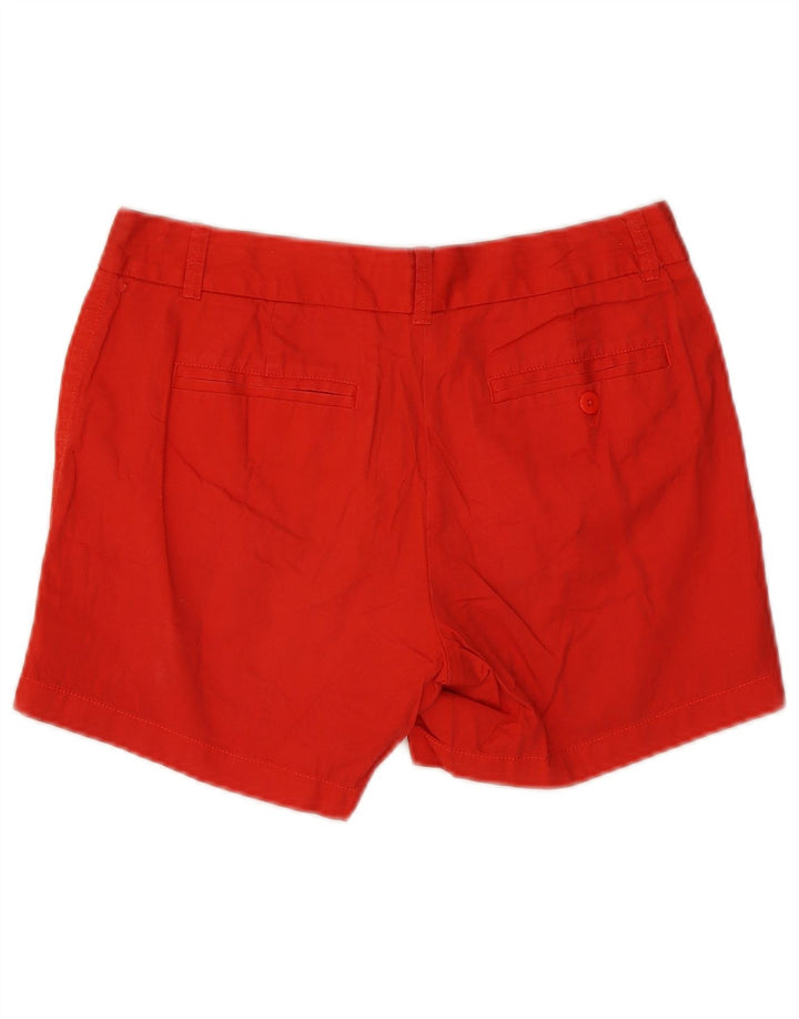 J. Crew Chino Shorts til kvinder US 4 Små W30 rød bomuld