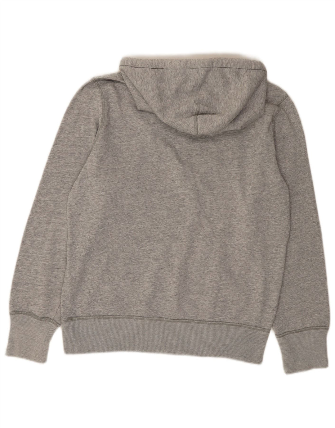 American Eagle Mens Graphic Hoodie Jumper Medium Grey Cotton