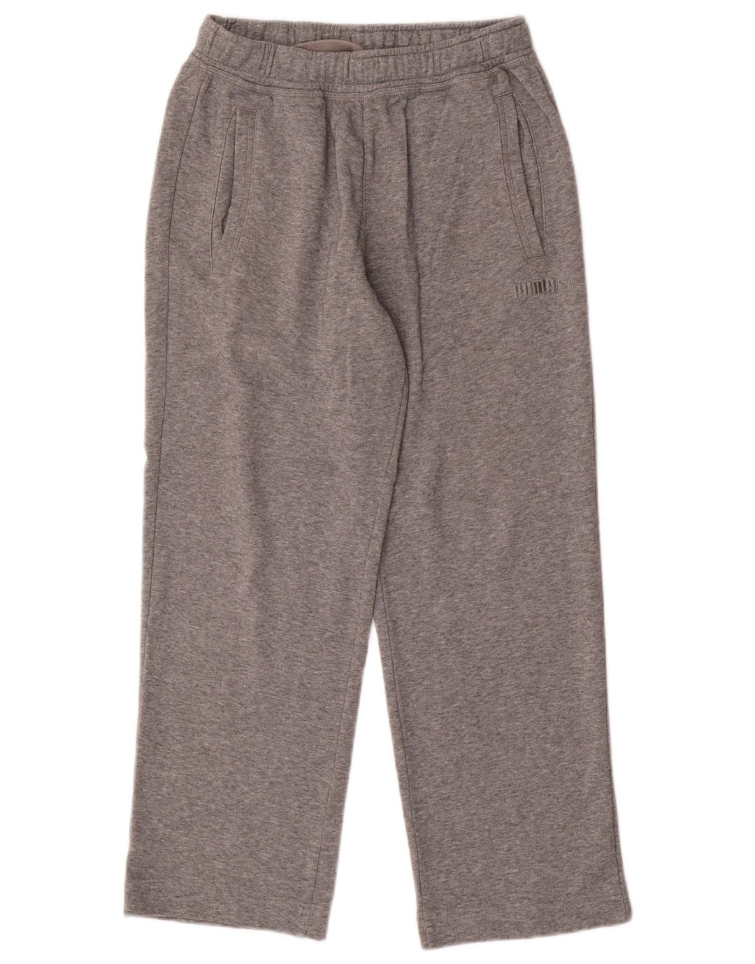 Pantaloni da tuta da uomo Puma Small in cotone grigio
