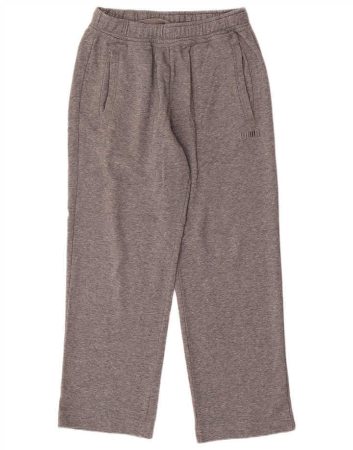 Pantaloni da tuta da uomo Puma Small in cotone grigio