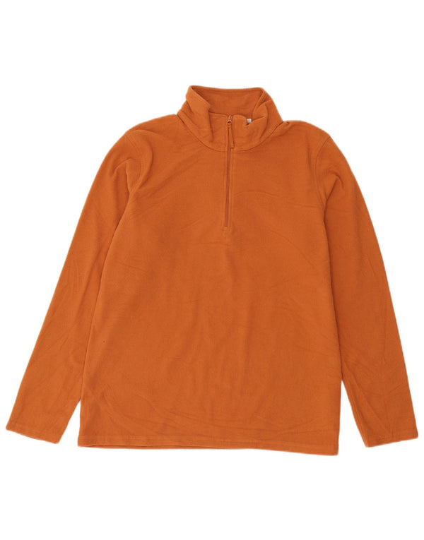 Maglione in pile da donna con collo e zip Mountain Warehouse UK 16 Large Arancione