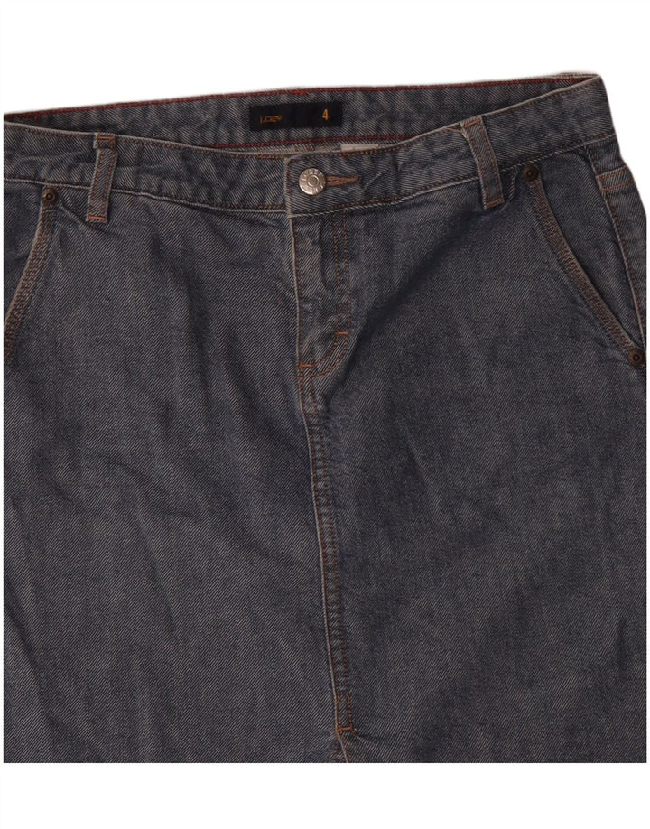 J. CREW Womens Denim Skirt US 4 Small W30 Blue Cotton