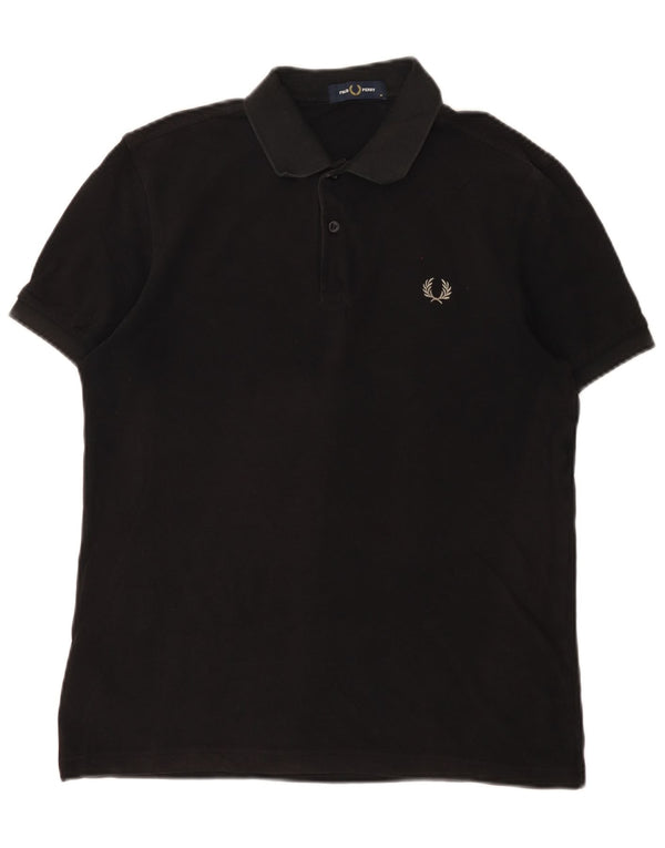 Polo Fred Perry Hombre Algodón Negro Medio