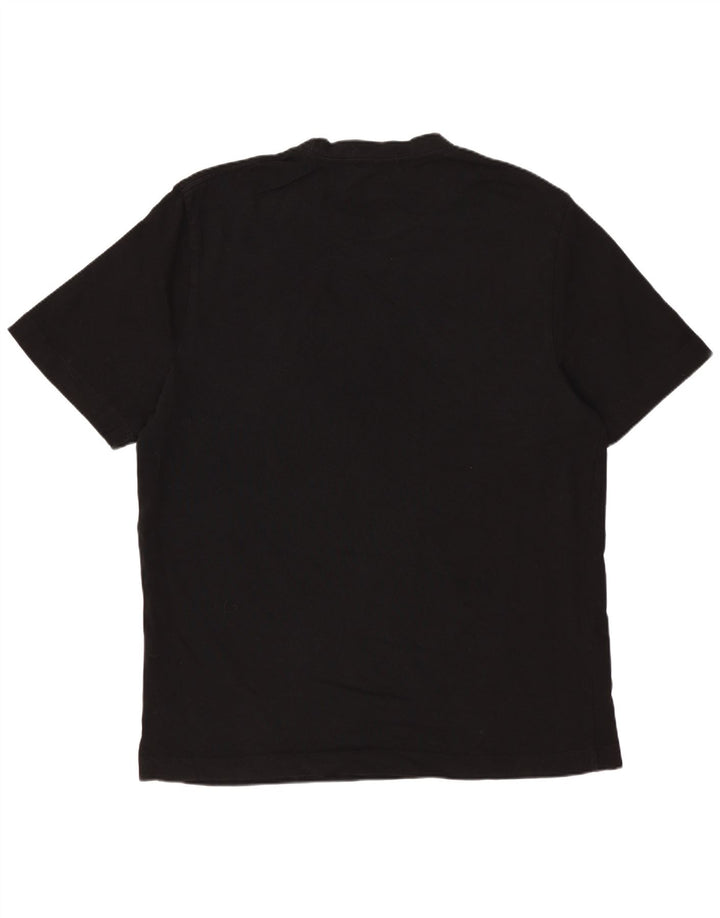 ZARA Mens T-Shirt Top XL Black Cotton