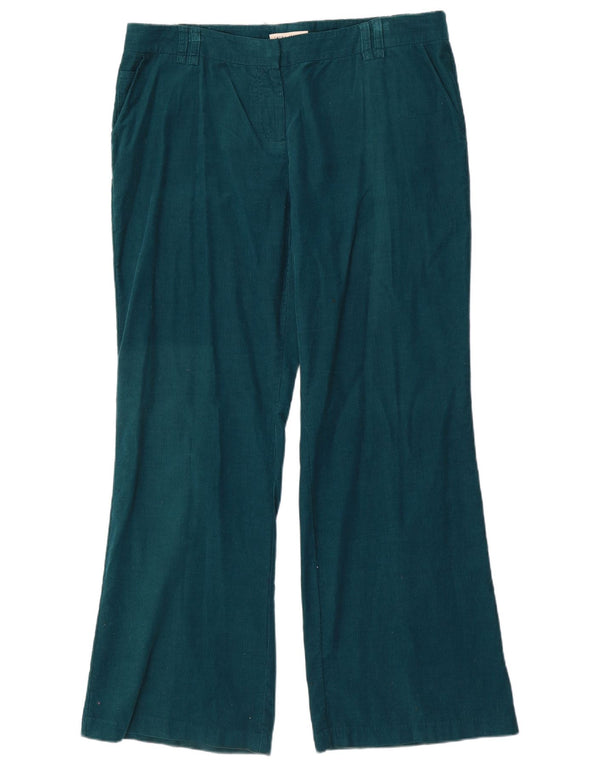 Laura Ashley Damen-Cordhose mit weitem Bein, UK 18, XL, W38, L31, Grün
