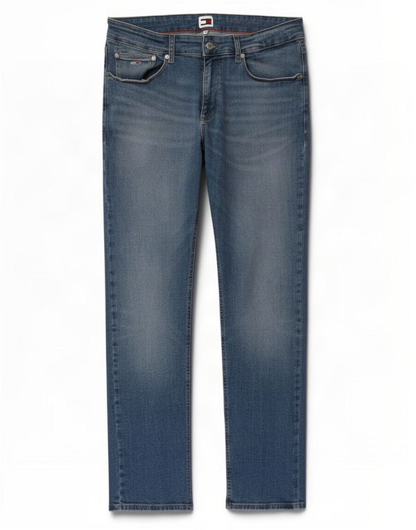 Tommy Hilfiger Vaqueros ajustados para hombre W34 L32 Algodón azul
