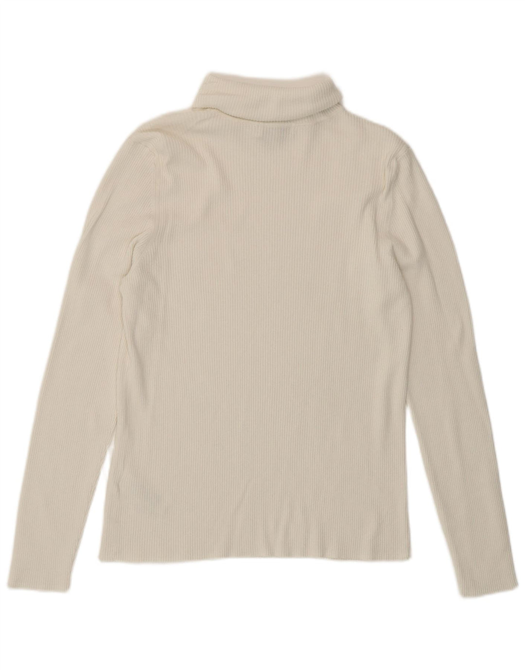 Marks & Spencer Top pentru femei cu mânecă lungă UK 14 Medium White Viscose