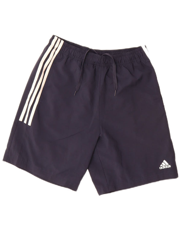 Adidas Short de sport pour homme Bleu marine moyen Polyester