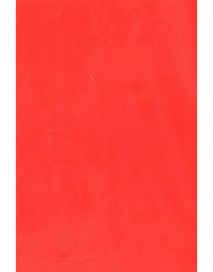 Maglietta Adidas Regular da ragazzo, 15-16 anni, in poliestere color block rosso