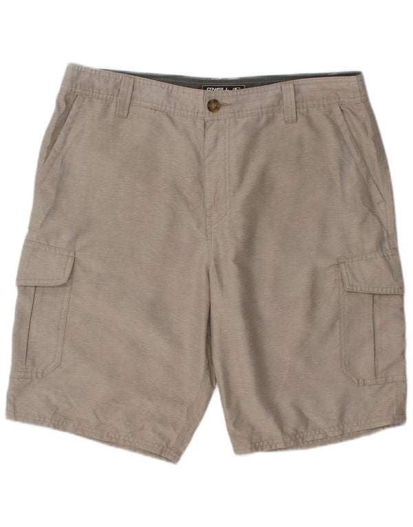 O'Neill Mens Cargo Shorts W36 Large  Beige Polyester