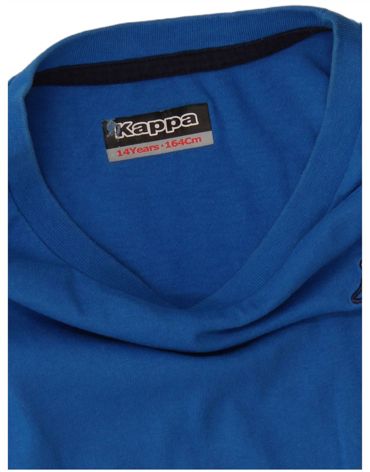 KAPPA Boys Vest Top 13-14 Years Blue