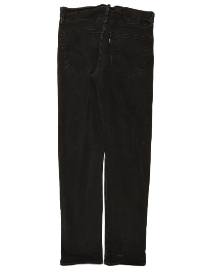 Ανδρικό τζιν Levi's Slim W30 L32 Μαύρο βαμβακερό