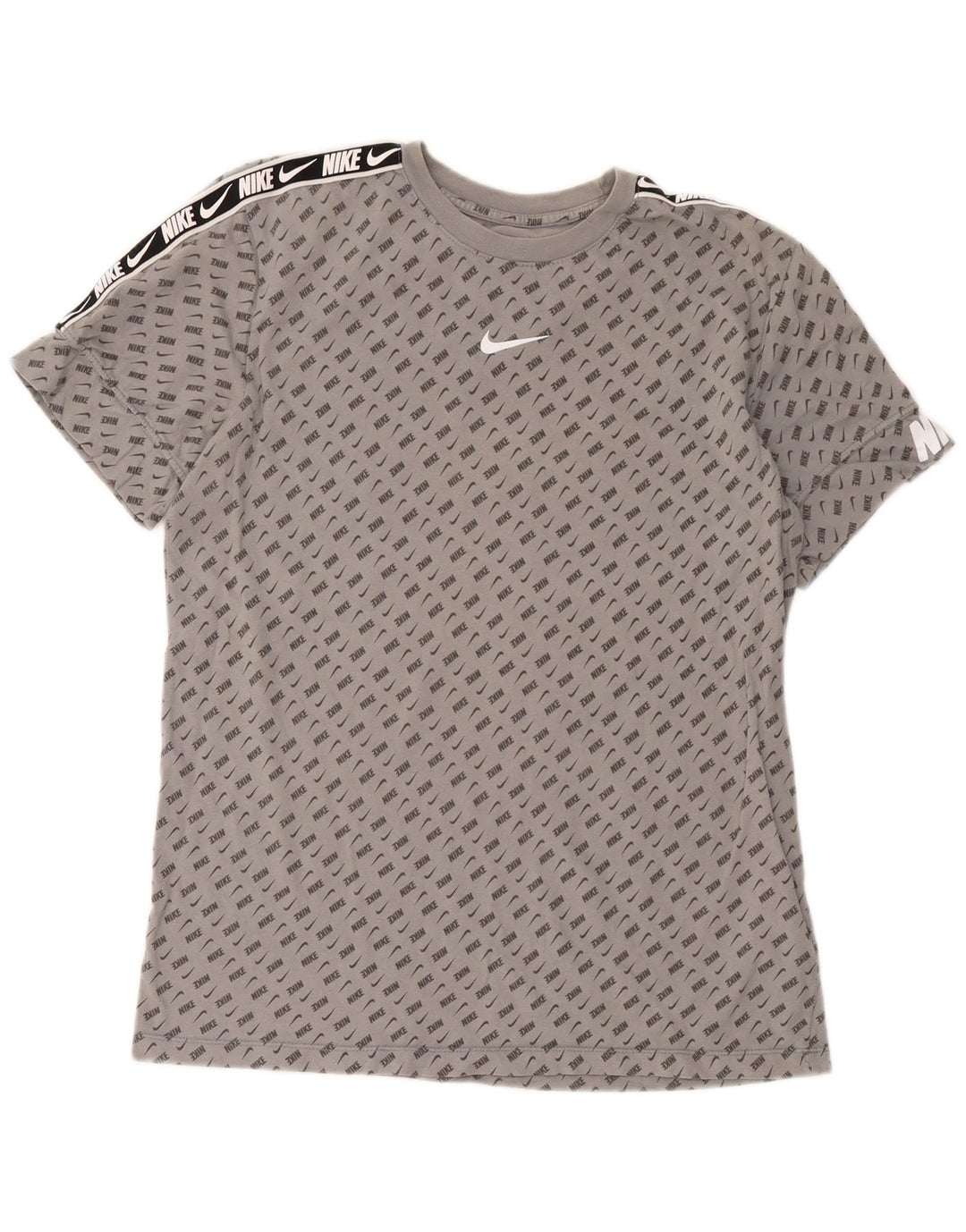 Nike Camiseta gráfica para hombre Top de algodón con lunares en gris medio