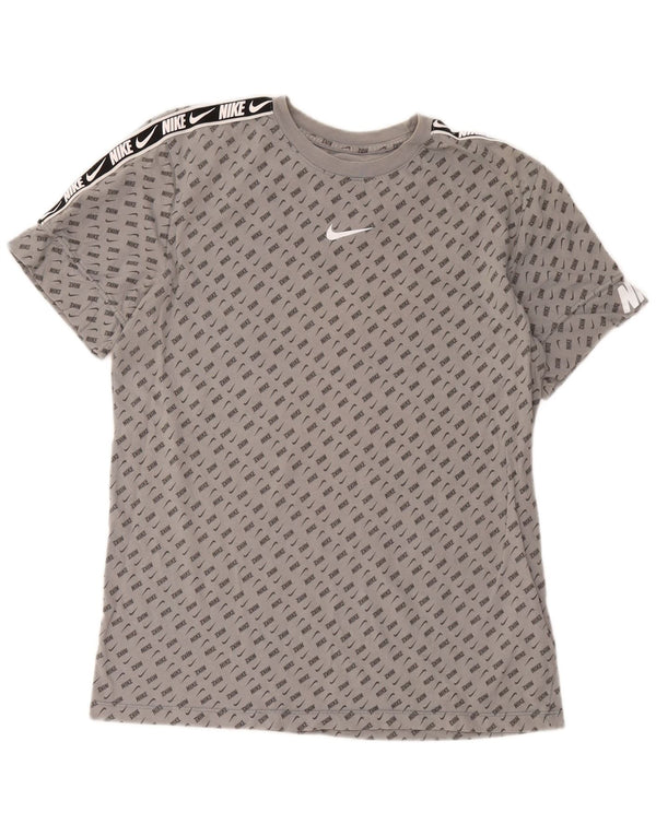 Nike Camiseta gráfica para hombre Top de algodón con lunares en gris medio