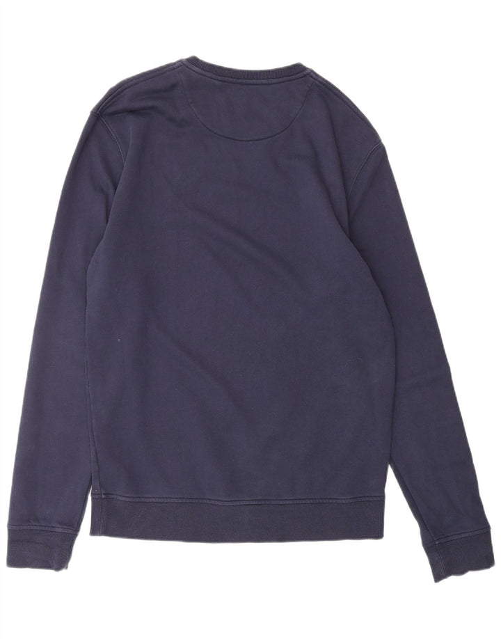 LYLE & SCOTT Mens Sweatshirt Jumper Medium Navy Blue
