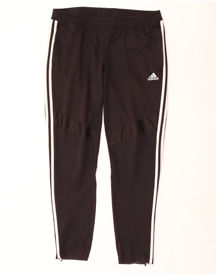 Adidas Womens Climacool Tracksuit Trousers UK 16/18 Large Black Polyester