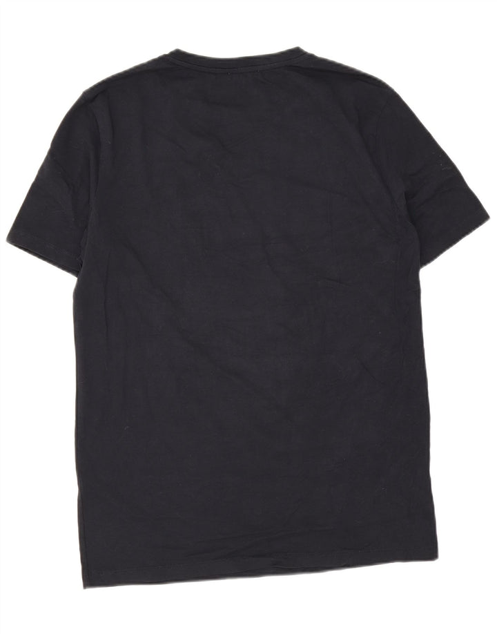 T-shirt Zara da uomo Top Large blu navy