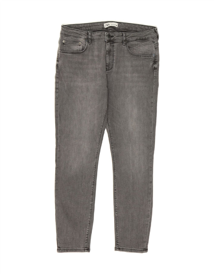 ZARA Womens Slim Jeans EU 44 XL W34  L27 Grey Vintage Zara and Second-Hand Zara from Messina Hembry 