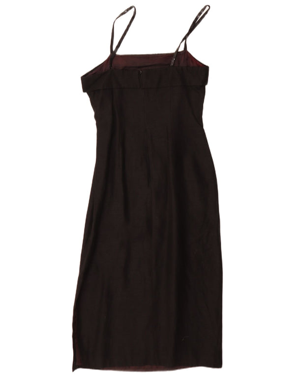 Brunella Dame Slip Dress UK 12 Medium Black Viscose