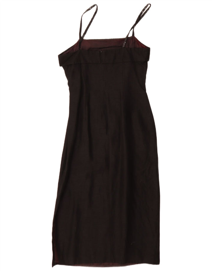 Brunella Dame Slip Dress UK 12 Medium Black Viscose