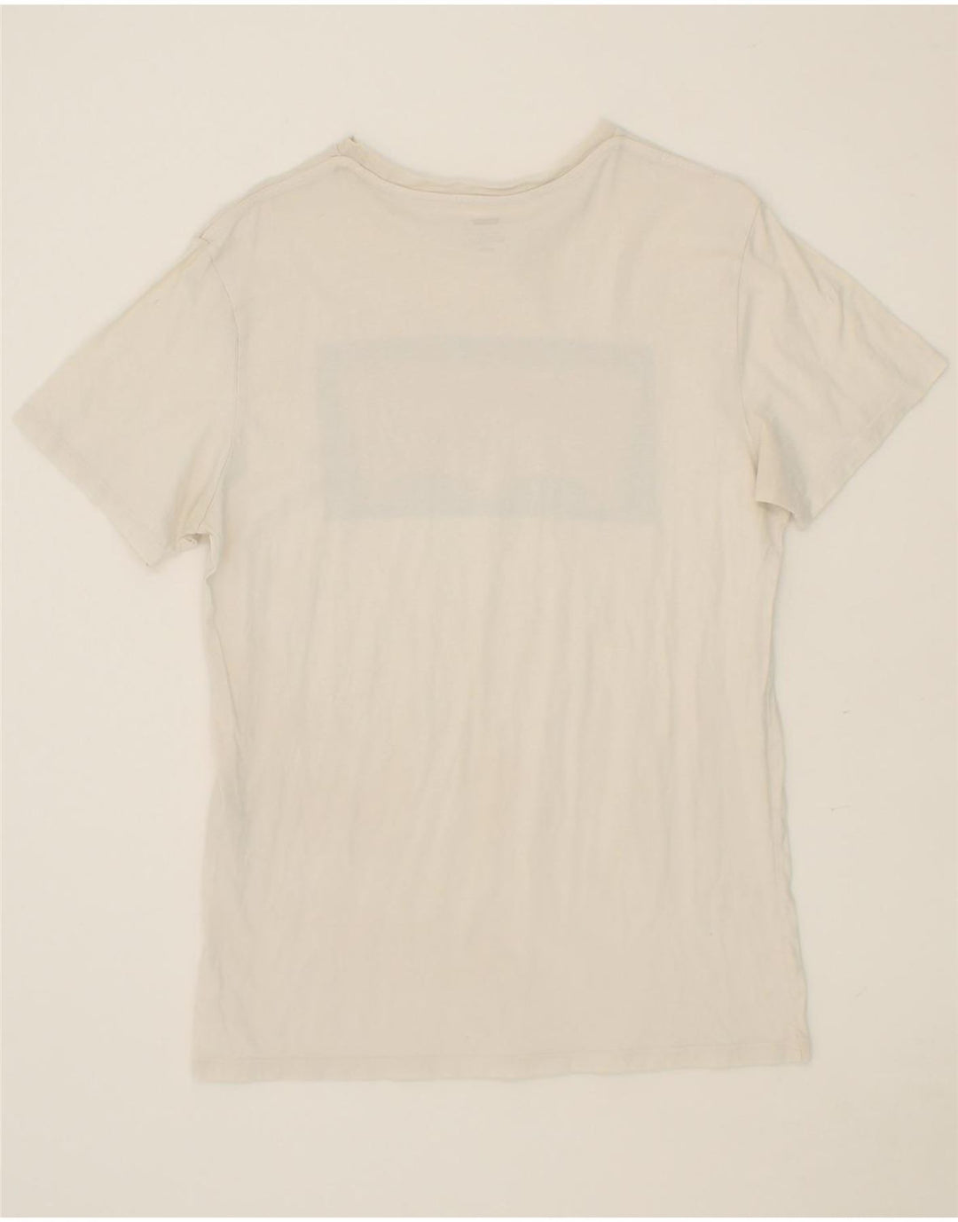LEVI'S Womens Graphic T-Shirt Top UK 14 Medium White Cotton Vintage Levi's and Second-Hand Levi's from Messina Hembry 