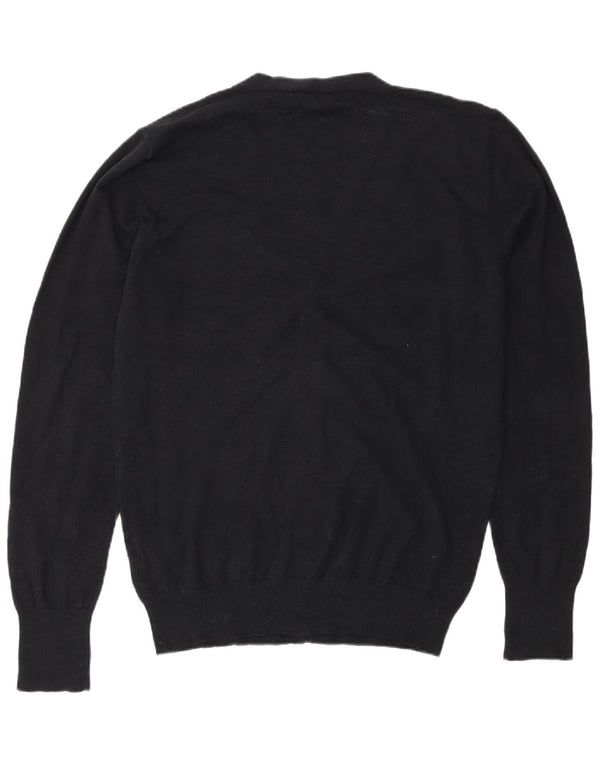 Diesel Mens Cardigan Sweater Large Black Cotton