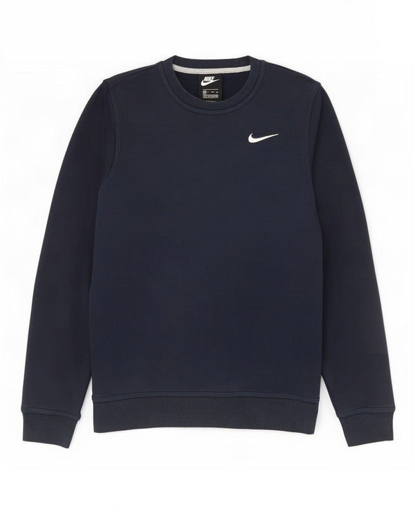 Nike Mens Sweatshirt Jumper XS Bleu Marine Coton