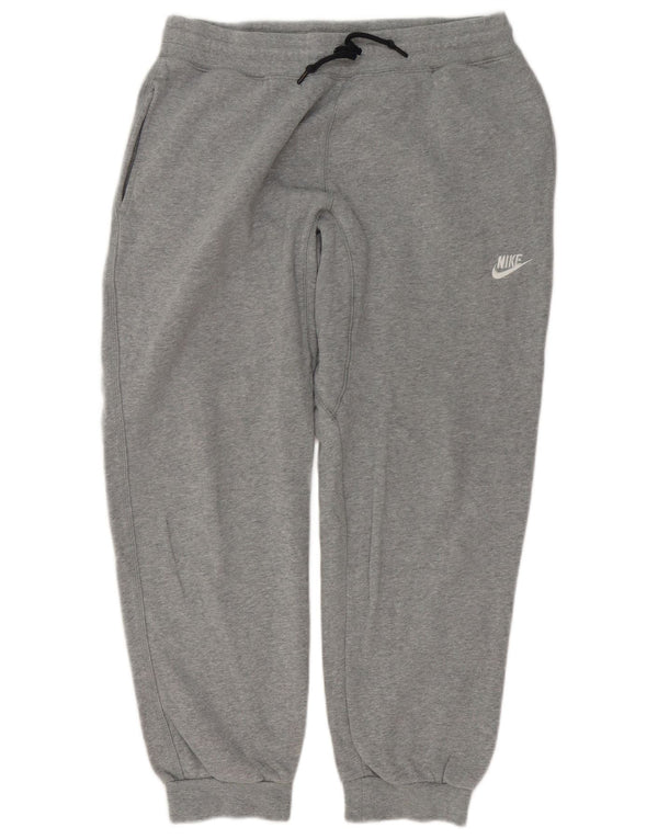 Pantaloni da tuta da uomo Nike Joggers grandi in cotone chiazzato grigio