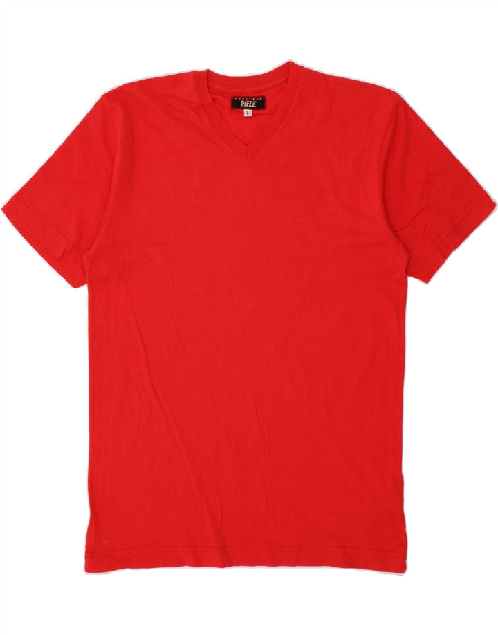 RIFLE Mens Heritage T-Shirt Top Large Red Cotton Vintage Rifle and Second-Hand Rifle from Messina Hembry 