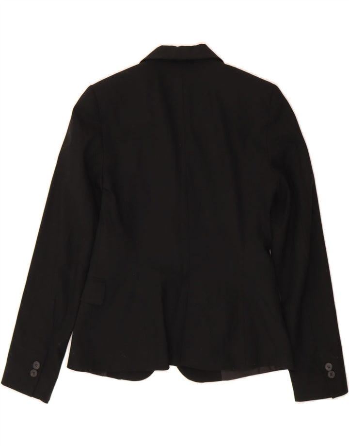 ZARA Womens 1 Button Blazer Jacket EU 34 2XS Black Vintage Zara and Second-Hand Zara from Messina Hembry 