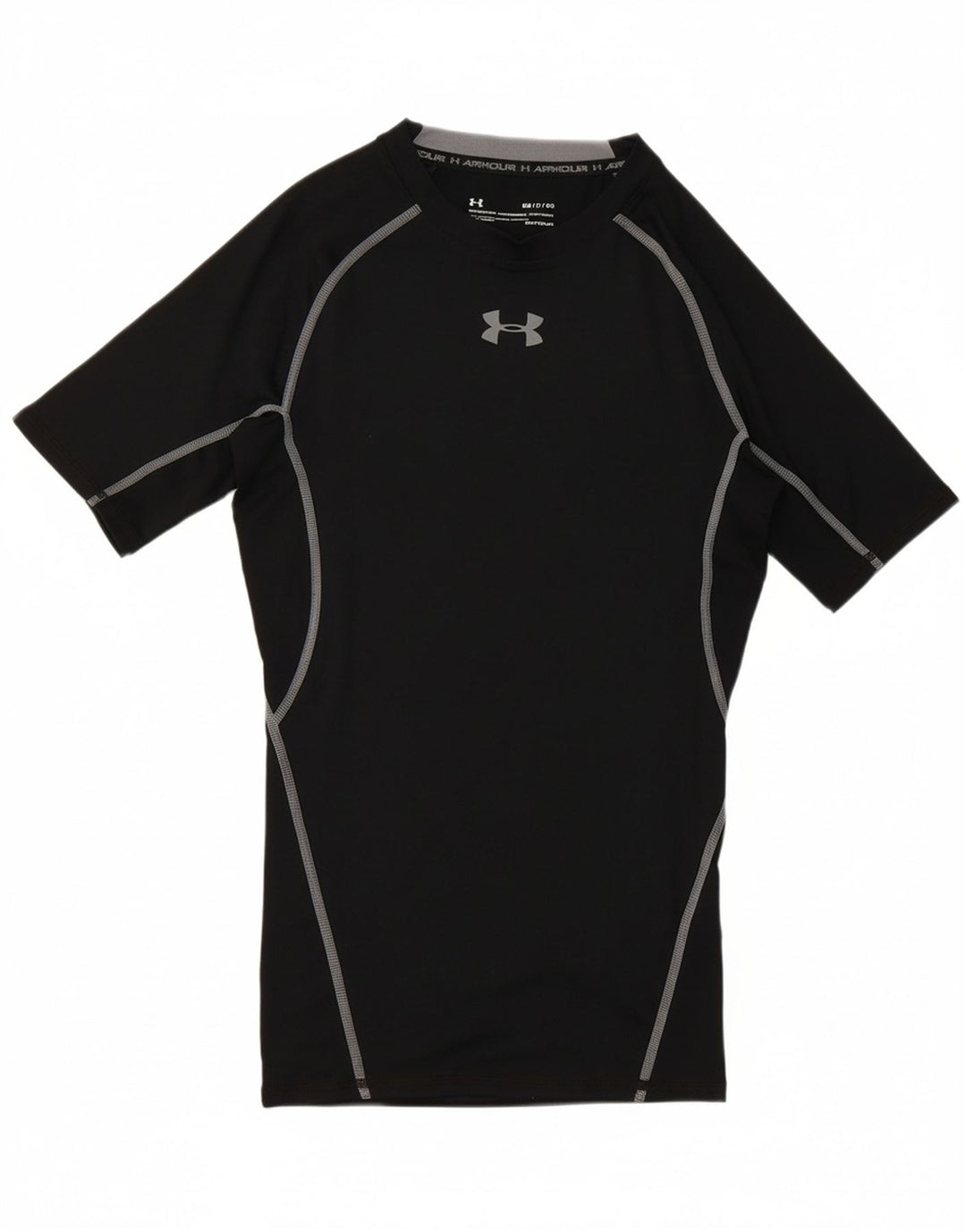 Under Armour Womens Graphic T-Shirt Top UK 8 Small Black Polyester