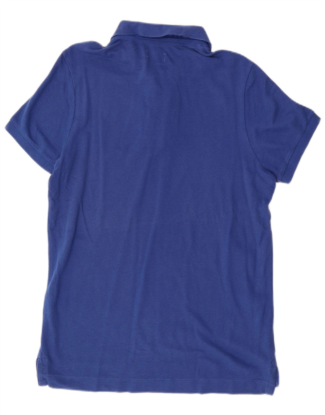 Benetton Mens Polo Shirt Medium Blue Cotton