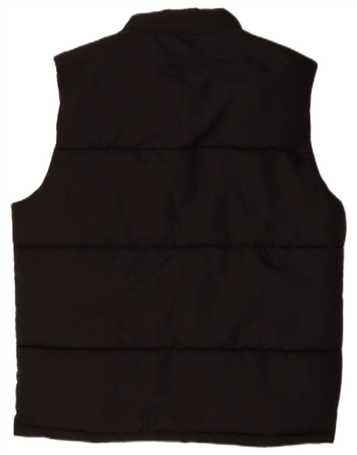 Jack & Jones Mens Padded Gilet UK 42 XL Black Polyester