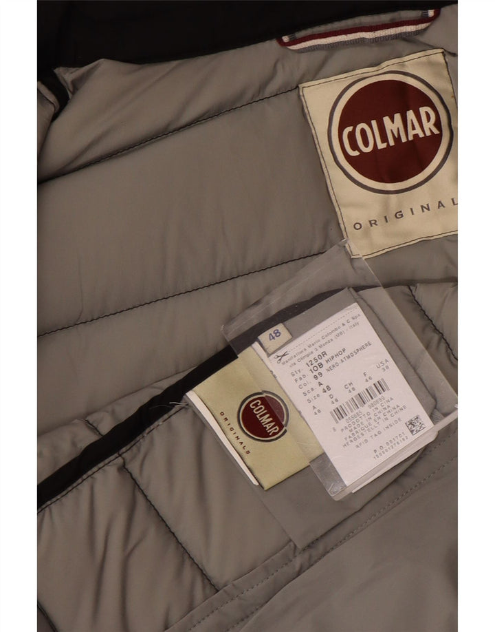 Colmar Mens Hooded Padded Jacket IT 48 Medium Black Nylon