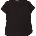 ATHLETA Womens T-Shirt Top UK 10 Small Black Polyester Vintage Athleta and Second-Hand Athleta from Messina Hembry 