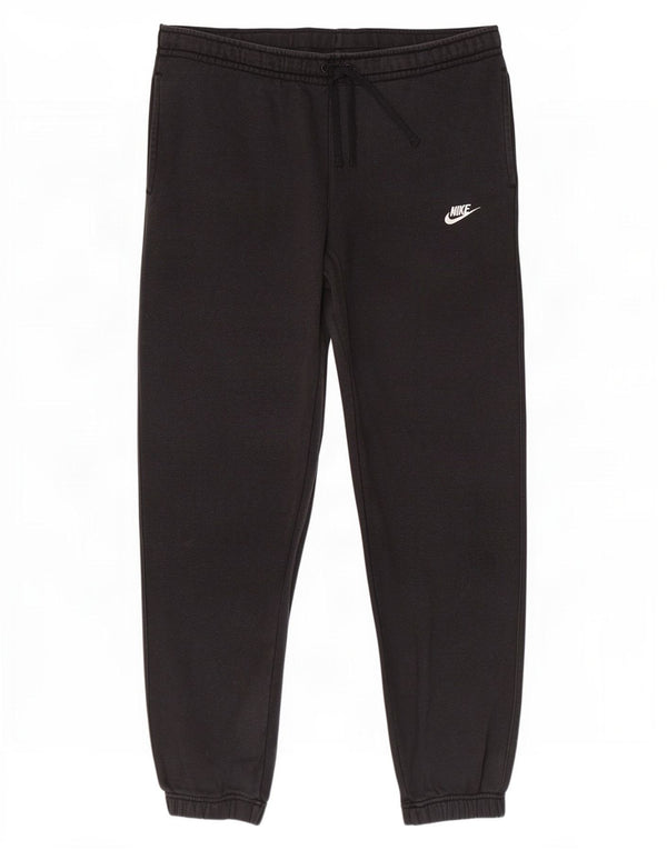 Nike Mens Tracksuit Trousers Joggers Large Black Cotton