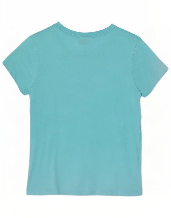 Levi's Womens Graphic T-Shirt Top UK 12 Medium Blue