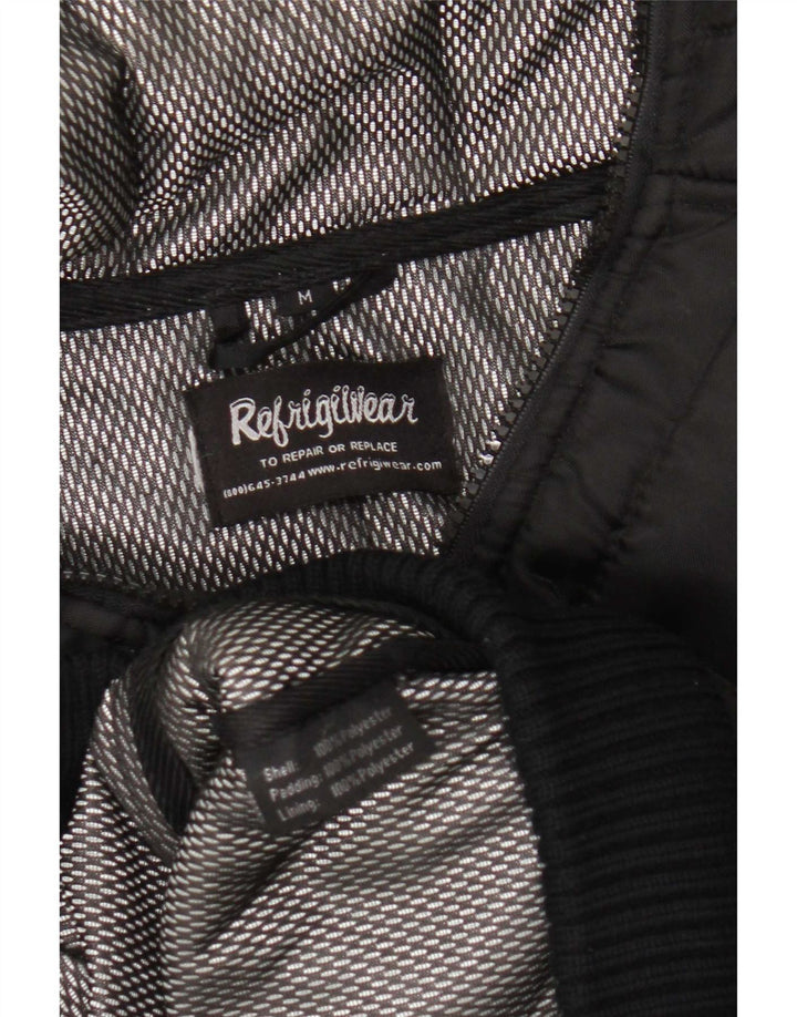 Refrigiwear Chaqueta acolchada con capucha para mujer UK 40 Mediana Poliéster negro